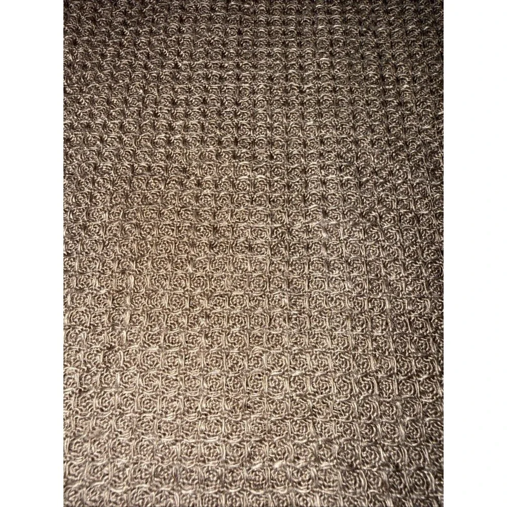 Pottery Barn Belgian Linen Standard Pillow Sham Taupe Textured Cover 26x20